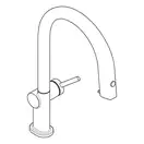 Hansgrohe Aqittura M91 FilterSystem 210, сталь (76803800)