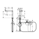 Hansgrohe Aqittura M91 Змішувач для кухні, хром (76804000)