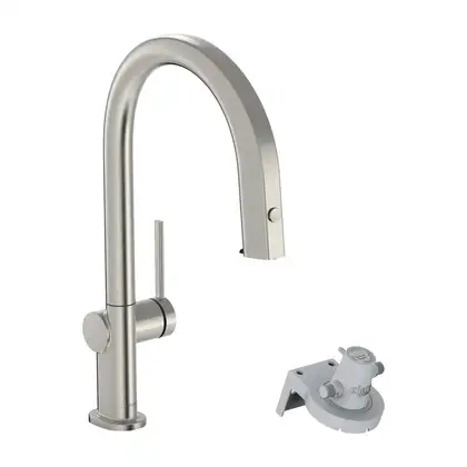 Hansgrohe Aqittura M91 FilterSystem 210, сталь (76803800) Hansgrohe Aqittura M91 FilterSystem 210, сталь (76803800)