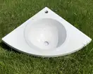 Snail Роксана Умивальник кутовий, білий (110A100)