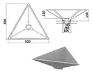 Snail Умивальник «Пегас» А600М Антрацит МАТ (114A600M)