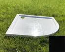 Snail Душовий піддон «Жасмін» 1000/R550 Чорний А200 (135A200)
