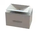 Snail Тумба «Мадлен» з умивальником «Антарес» Меланіт H100 (700KM117H100)