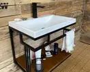Snail Тумба «Самуі» з умивальником «Богема»/дерево Білий А100 (600LOFT156dA100)