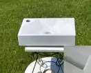 Snail Меркурій L Умивальник, білий мат (157LA100M)