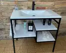 Snail Тумба «Родос» з умивальником «Орфей»/камінь А601М Мусон МАТ (800LOFT165сA601M)