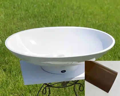 Snail Умивальник «Ніка» А700М Кава МАТ (103A700M)