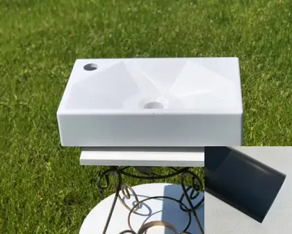 Snail Умивальник «Меркурій» L А600М Антрацит МАТ (157LA600M)