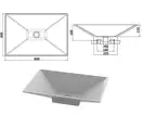 Snail Умивальник «Аполон» А200М Чорний МАТ (118A200M)