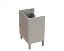 Snail Тумба «Бьянко» с умывальником «Гранд» Меланіт H100 (6003КМ148H100)