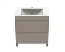 Snail Тумба «Новелла» з умивальником «Атлант» 800 Капучино Н400 (800КМ163H400)