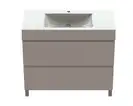 Snail Тумба «Новелла» з умивальником «Атлант» 990 Капучино Н400 (990КМ163H400)