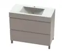 Snail Тумба «Новелла» з умивальником «Атлант» 990 Капучино Н400 (990КМ163H400)