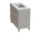 Snail Тумба «Новелла» з умивальником «Атлант» 990 Мідь H500 (990КМ163H500)