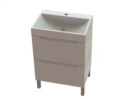 Snail Тумба «Бьянко» с умывальником «Гранд» Льняний Т309 (6003КМ148T309)