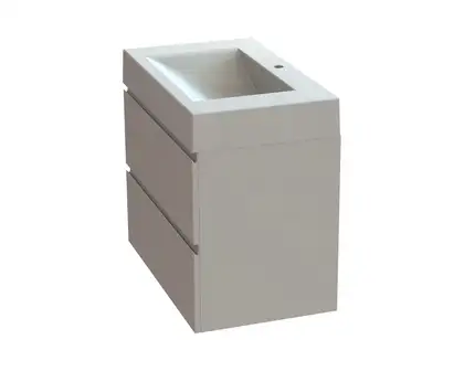 Snail Тумба «Елегія» з умивальником «Атлант» Червоний А300 (800КМ163/800A300)