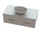 Snail Тумба «Венера» з умивальником «Фієста» Меланіт H100 (1200КМ174H100)