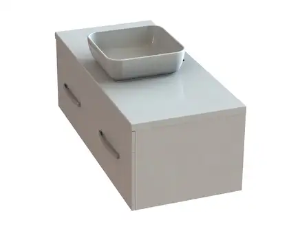 Snail Тумба «Венера» з умивальником «Палермо» Перлина H300 (1200КМ178H300)