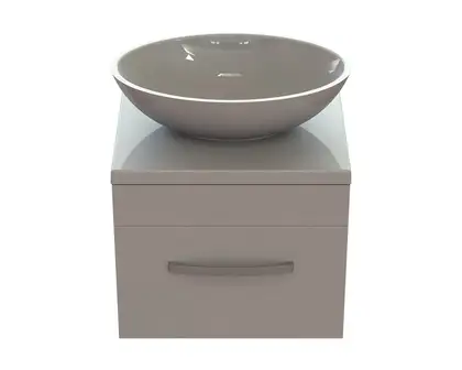 Snail Тумба «Адель» з умивальником «Фієста» Меланіт H100 (500КМ174H100)