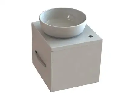 Snail Тумба «Адель» з умивальником «Сакура» Лагуна H700 (500КМ177H700)