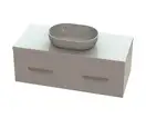 Snail Тумба «Венера» з умивальником «Персія» Меланіт H100 (1200КМ175H100)