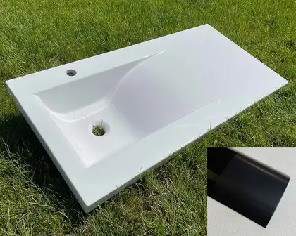 Snail Умывальник «Феникс L» А200М Чорний МАТ (159LA200M)