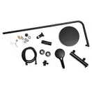 Душевой гарнитур Yoka BERGEN 25 BLACK черный (BP.BERGEN 25 BLK)