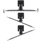Душевой гарнитур скрытого монтажа Yoka DUAL BLACK + BOX черный (BP.DUAL-BLK)