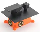 Душовий гарнітур прихованого монтажу Yoka DUAL 30 BLACK + BOX чорний (BP.DUAL30 BLK)