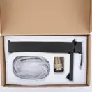 Смеситель для раковины (умывальника) Yoka GAPPO 36 BLACK черний высокий (BU.GAPPO 36-BLK)