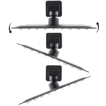 Душевой гарнитур скрытого монтажа Yoka DUAL BLACK + BOX черный (BP.DUAL-BLK)