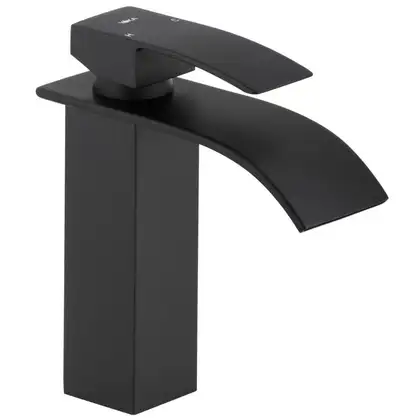Смеситель для раковины (умывальника) Yoka NIAGARA 24 BLACK черный низкий (BU.NIAGARA 24-BLK) Смеситель для раковины (умывальника) Yoka NIAGARA 24 BLACK черный низкий (BU.NIAGARA 24-BLK)