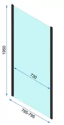 Душова Кабіна REA Rapid Slide 100x80 KPL-6400-6421