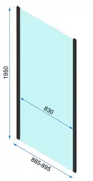 Душова Кабіна REA Rapid Slide 160x90 KPL-6406-6422