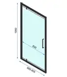Душова Кабіна REA Rapid Swing 120x100 KPL-6413-6423