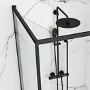 Душова Кабіна REA Space In Чорний 90x90 REA-8881