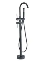 Смеситель для ванны REA ORTIS BLACK черный напольный (REA-B0232)
