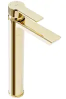 Смеситель для раковины (умывальника) REA ARGUS GOLD золотой высокий (REA-B6213)