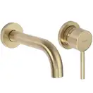 Смеситель для раковины (умывальника) REA LUNGO BRUSHED GOLD скрытого монтажа (REA-B8652)