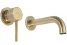Смеситель для раковины (умывальника) REA LUNGO BRUSHED GOLD скрытого монтажа (REA-B8652)