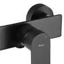 Смеситель для ванны REA URBAN BLACK черный настенный (REA-B9909)