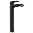 Rea Bloom Black Gold Змішувач для раковини, високий, чорний (REA-B9936)