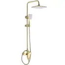 Душевой гарнитур REA HASS BRUSHED GOLD с изливом (REA-B9972)