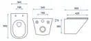 Унітаз REA Tobi Rimless REA-C1364