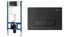 Інсталяція REA із чорною кнопкою H BLACK (REA-E3650)