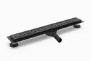 Трап для душа REA GREEK 90 PRO BLACK черный (REA-G8026)