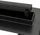 Rea Neo Slim Pro Black Трап для душу, чорний (REA-G8901)