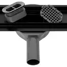 Трап для душа REA NEO PRO BLACK 2в1 черный 80 см (REA-G8907)