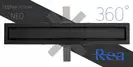 Трап для душа REA NEO PRO BLACK 2в1 черный 90 см (REA-G8908)