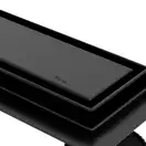 Трап для душа REA NEO PRO BLACK 2в1 черный 100 см (REA-G8909)